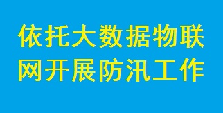 依托大數據物聯網 開展防汛工作