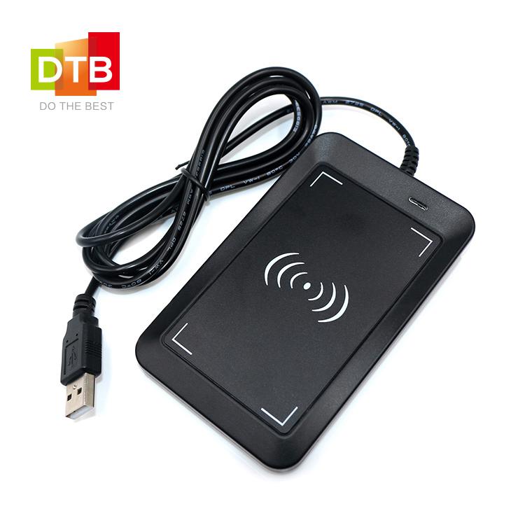 廠家直銷 非接觸式ic id高頻hf讀寫器 usb讀卡器 桌面型nfc讀寫器
